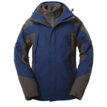 Toread探路者男套绒冲锋衣防风裙防水保暖外套TW2682