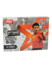 DHS紅雙喜 五星乒乓球拍 X5006 雙面反膠 成品拍