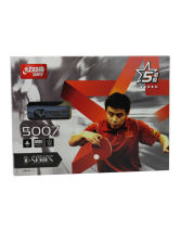 DHS紅雙喜 五星乒乓球拍 X5007 長膠反膠 成品拍