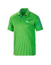 adidas 阿迪達斯 乒乓球服 T恤 男 短袖 Polo V13775綠色