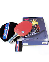 蝴蝶TBC501乒乓球成品拍正品 橫拍/直拍 贈拍套
