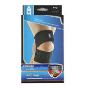美国AQ护具 AQ9151护膝 膝部弹性绷带 防拉伤 羽毛球网球篮球足球