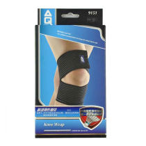 美国AQ护具 AQ9151护膝 膝部弹性绷带 防拉伤 羽毛球网球篮球足球