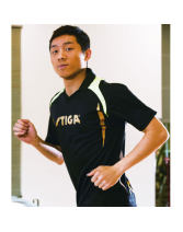 STIGA 斯帝卡 G1203931 青藍網格轉移印乒乓球比賽服 短袖T恤