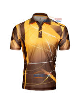 斯帝卡STIGA新款乒乓球短袖/T恤 金色運動比賽服 G1403144