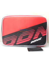 多尼克DONIC 雙層乒乓球拍套 D66086 紅色款