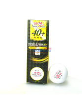 雙魚新材料40+三星乒乓球 3只裝 有縫球，不易燃