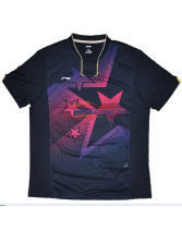 李寧亞運(yùn)會乒乓球服 AAYJ347-1  國乒五星上將 黑色款