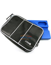 斯帝卡STIGA新品雙層乒乓球拍套 G1409041 黑色格紋PU材料