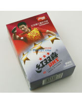紅雙喜三星乒乓球，6只裝 40球老球