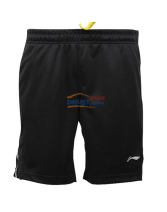 李寧 AAPK089-2 男款羽毛球比賽短褲（黑色款）