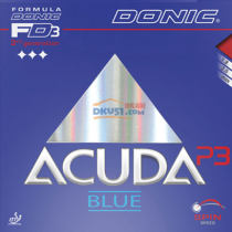 DONIC多尼克 Acuda Blue P3 13023 乒乓球套胶（控制能力强，轻易打出金属音）21-040
