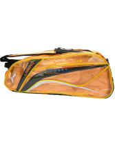 李寧ABJK032-2橘色六支裝羽毛球包(國(guó)家隊(duì)世錦賽湛龍專(zhuān)業(yè)包) 2015新款
