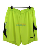 李寧AAPJ541-1男款羽毛球短褲（國家隊贊助款！熒光亮綠款）