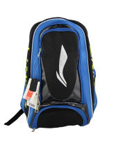 2016新款 LINING李寧 ABSL152 羽毛球拍多功能雙肩背包 藍(lán)色款