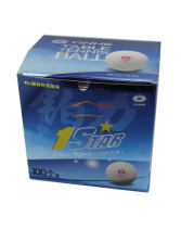 銀河鉑力一星 100只裝 40+新材料有縫乒乓球（訓練專用，發球機專用）