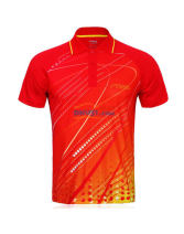 STIGA斯帝卡  CA-83181 紅色款乒乓球比賽服 運動服（美觀大方 透氣舒爽）