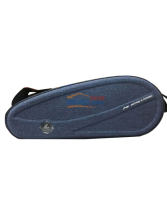 LINING李寧ABJL022 6六支裝 雙肩羽毛球拍包 藍灰色款