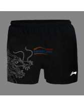 李寧男款2016里約奧運乒乓球龍頭短褲 AAPL113-1 乒乓球短褲 黑色款