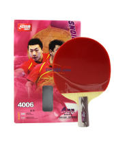 DHS紅雙喜四星乒乓球拍 4006雙面反膠成品拍