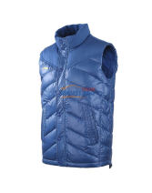 LINING李寧 AMRK037-1 藍色款 羽絨馬甲 輕防風運動服