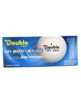 Doubie道勃爾 40+ 新材料一星無縫乒乓球（10只裝）