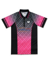 BUTTERFLY蝴蝶 BWH-270-0216 玫紅色 男女款乒乓球服