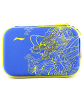 李寧 ABJM112-3 藍色款乒乓球龍頭方形硬質拍套