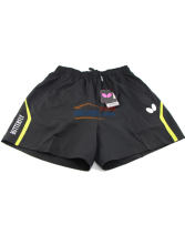 Butterfly蝴蝶乒乓球運動短褲 BWS-327-0204 黑/熒光綠