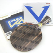 斯帝卡黑檀7底板配胶【正手挺拔蓝K1】【反手骄猛蓝V】