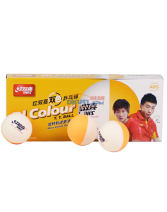 紅雙喜 雙色40+乒乓球 雙色球2D40C 10個裝 新品乒乓球（旋轉(zhuǎn)軌跡更清晰）