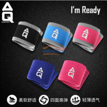 美国AQ F1900 护腕 男运动女瑜伽健身篮球吸擦汗时尚跑步马拉松装备护具手腕套