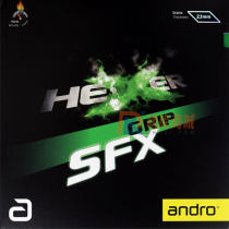 andro岸度黑煞-G（Grip）SFX 专业乒乓球套胶 适合追求100％控制力的球手03-045