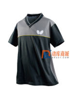 Butterfly蝴蝶乒乓球服 BWH-830 黑灰色運動T恤