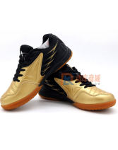 Tibhar挺拔飛翼 黑金色專業兵乓球運動鞋 防滑舒適比賽鞋訓練鞋