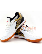Tibhar挺拔飛翼 白金色專業兵乓球運動鞋 防滑舒適比賽鞋訓練鞋