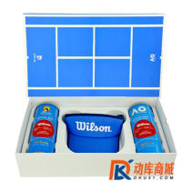 Wilson威尔胜澳网礼盒 内含10980铁桶网球2桶帽子1顶 澳网礼盒