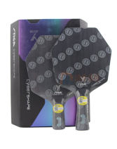 STIGA斯帝卡賽博6碳素 六邊形乒乓球底板，內置碳素底板 甜區更大，更容易擊球！