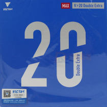 VICTAS维克塔斯V＞20 V20 Double Extra乒乓球胶皮内能套胶117-049 许荣+从容 在比赛中可以信赖的套胶