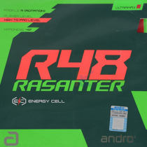 andro岸度锐煞R48 内能型乒乓球反胶套胶03-049 旋转弧线和更佳的抓球力