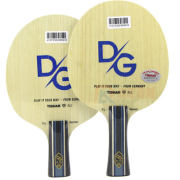 TIBHAR挺拔金旋風DG-90A ALC 5+2黃+藍芳碳外置乒乓球底板 （要暴更要穩!）  樊振東ALC結構