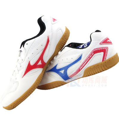 Mizuno美津浓乒乓球鞋81GA183021 CROSSMATCH系列乒乓球运动鞋红蓝双标_