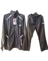 蝴蝶乒乓球長袖長褲套裝 BHW425-02 黑色 （長袖+長褲）