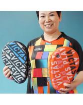 VICTAS維克塔斯乒乓球拍包硬拍套葫蘆形運動便捷球拍袋保護套 VC-620
