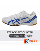 ASICS愛世克斯亞瑟士1073A060-101 專業乒乓球鞋運動鞋 藍白款