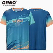 GEWO杰沃乒乓球服短袖 F15極光 橄欖綠 乒乓球運(yùn)動(dòng)服T恤速干面料男女同款