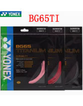 YONEX/尤尼克斯 BG65TI 羽毛球線 耐打高彈線