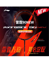 LI-NING李寧雷霆90NEW羽毛球拍 全碳素專業進攻型羽拍 駱建佑比賽使用同款 AYPV001 雷霆90NEW 進攻“六邊形戰士”
