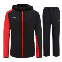 TSP大和乒乓球长袖/长裤  83607 83608 红黑款乒乓球比赛服